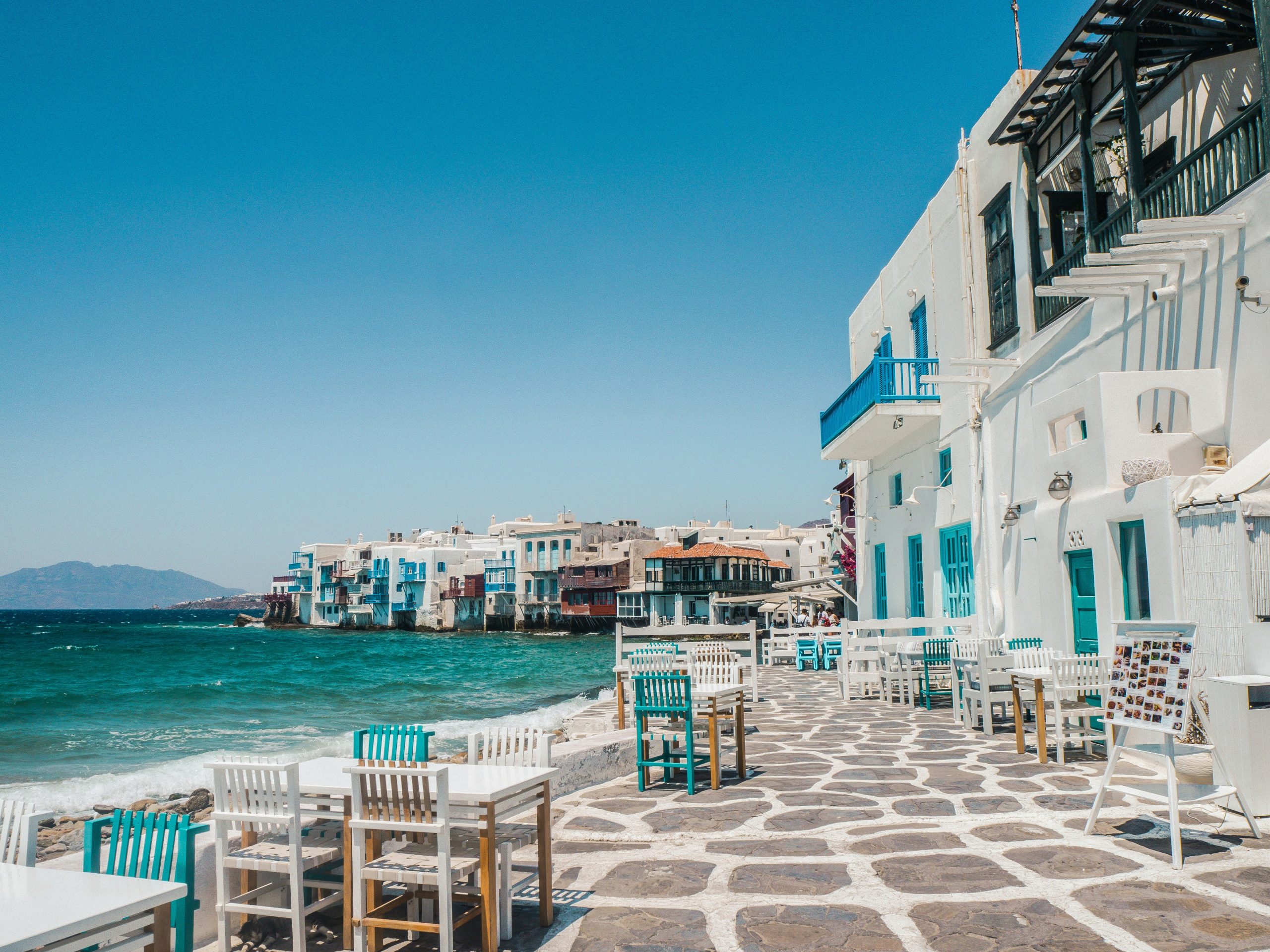photo crète avec table resto
