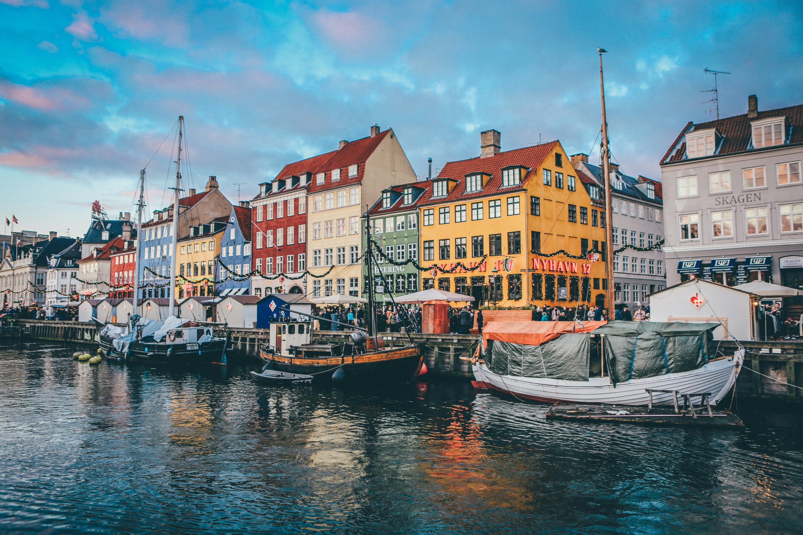 photo maison et port copenhage